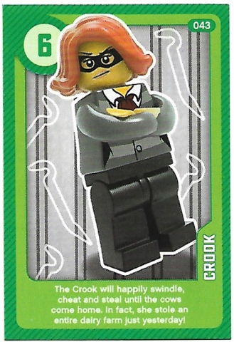 Create the World Living Amazingly Trading Card #043 Crook