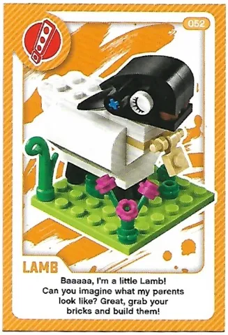 Create the World Living Amazingly Trading Card #052 Lamb
