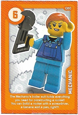 Create the World Living Amazingly Trading Card #060 Mechanic