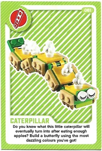 Create the World Living Amazingly Trading Card #061 Caterpillar