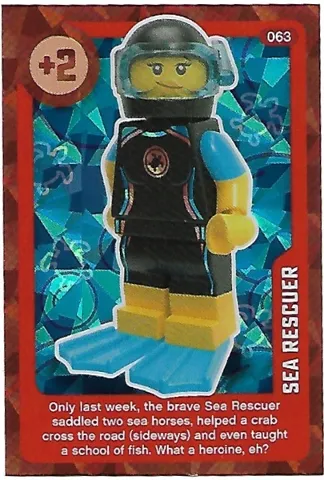 Create the World Living Amazingly Trading Card #063 Sea Rescuer