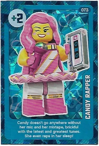 Create the World Living Amazingly Trading Card #073 Candy Rapper
