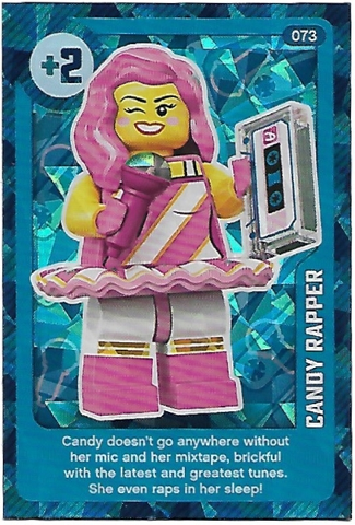 Create the World Living Amazingly Trading Card #073 Candy Rapper