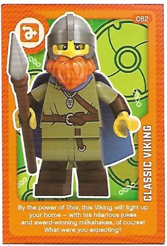 Create the World Living Amazingly Trading Card #082 Classic Viking
