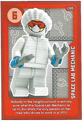 Create the World Living Amazingly Trading Card #085 Space Lab Mechanic