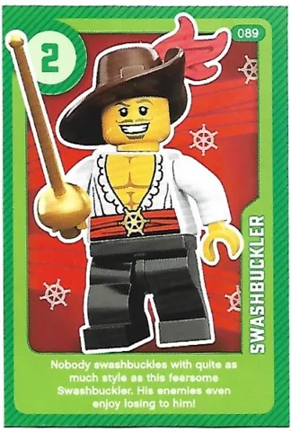 Create the World Living Amazingly Trading Card #089 Swashbuckler