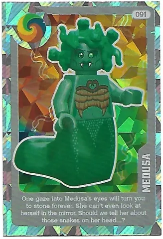 Create the World Living Amazingly Trading Card #091 Medusa