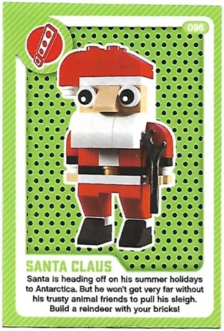 Create the World Living Amazingly Trading Card #096 Santa Claus