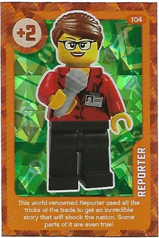 Create the World Living Amazingly Trading Card #104 Reporter
