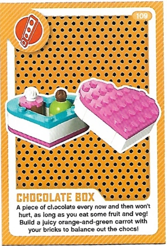 Create the World Living Amazingly Trading Card #109 Chocolate Box