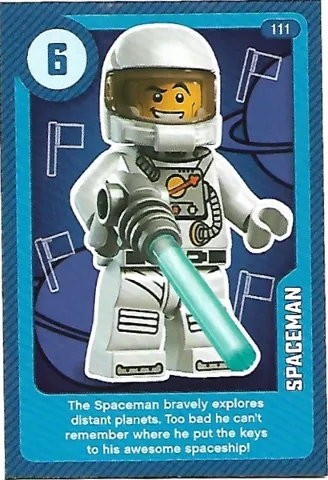Create the World Living Amazingly Trading Card #111 Spaceman