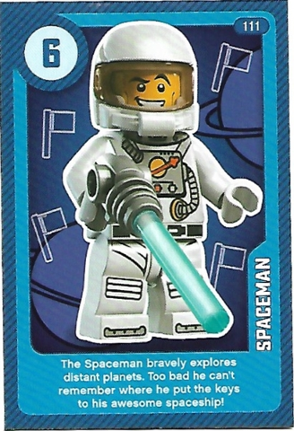Create the World Living Amazingly Trading Card #111 Spaceman
