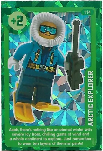 Create the World Living Amazingly Trading Card #114 Arctic Explorer