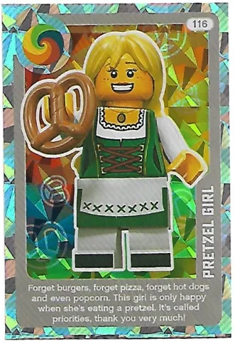 Create the World Living Amazingly Trading Card #116 Pretzel Girl