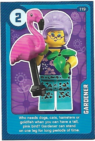 Create the World Living Amazingly Trading Card #119 Gardner