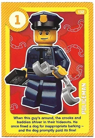 Create the World Living Amazingly Trading Card #132 Policman