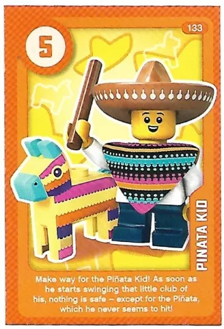 Create the World Living Amazingly Trading Card #133 Pinata Kid