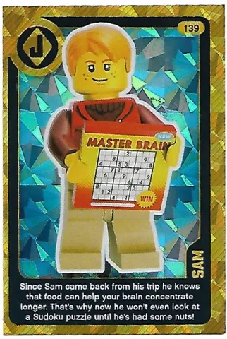 Create the World Living Amazingly Trading Card #139 Sam