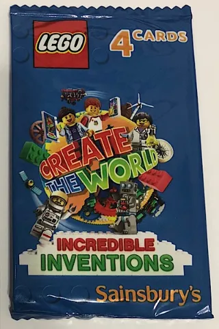 Create the World Trading Cards - Pack of 4 - Incredible Inventions