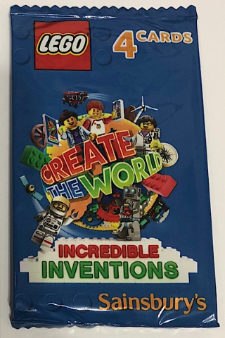 Create the World Trading Cards - Pack of 4 - Incredible Inventions