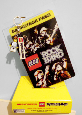 Display Counter Stand, Lego Rock Band Standee with Key Chain