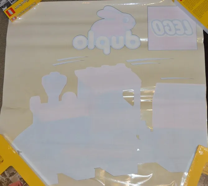 Display Store Window Decal Duplo Train