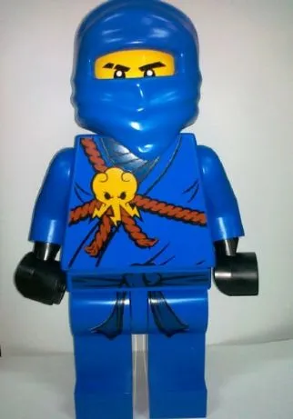 Display Figure 7in x 11in x 19in (NINJAGO Jay)