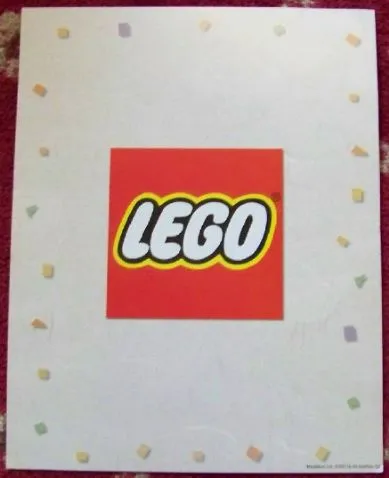 Display Sign LEGO Logo Paperboard