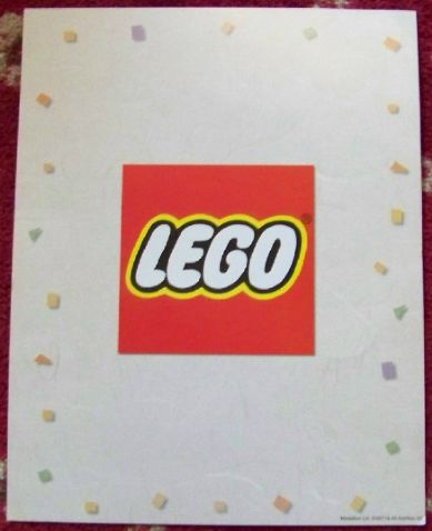 Display Sign LEGO Logo Paperboard