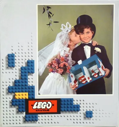 Display Sign Countertop, Children Dressed as Bride and Groom Holding Classic House Model (Kalender-Standplakat)