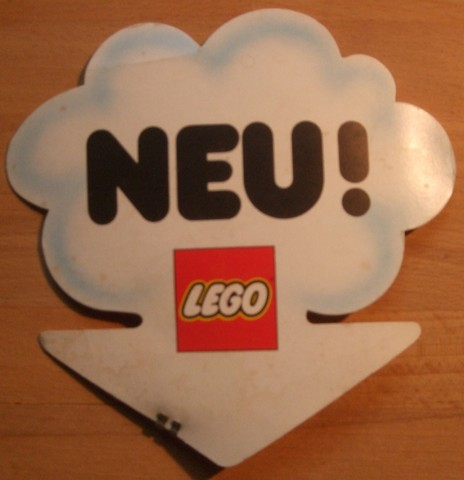 Display Sign Cloud Clamp with 'NEU!' Pattern