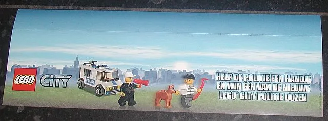 Display Sign Countertop, City Police (4640477FL)