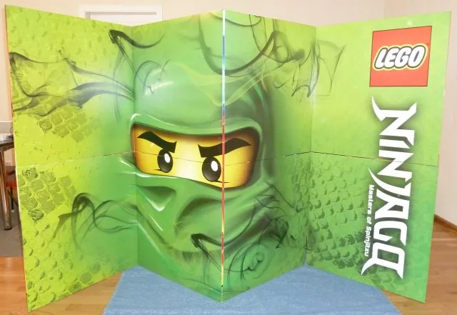 Display Sign Folding Backdrop Ninjago (Double-Sided)