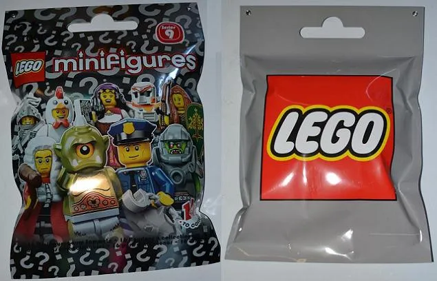 Display Sign Hanging, Collectible Minifigures Series 9 Bag