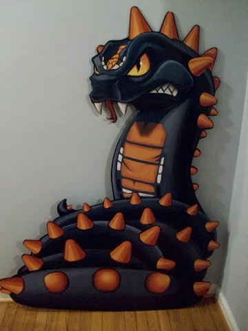 Display Sign Hanging, Ninjago Skalidor