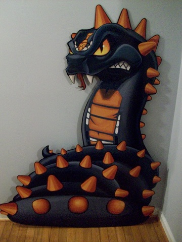 Display Sign Hanging, Ninjago Skalidor