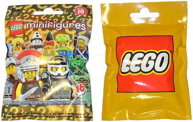 Display Sign Hanging, Collectible Minifigures Series 10 Bag