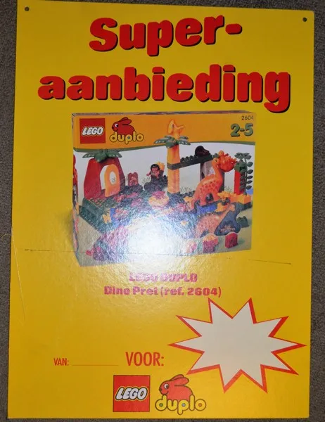 Display Sign Hanging, Superaanbieding Duplo 2604
