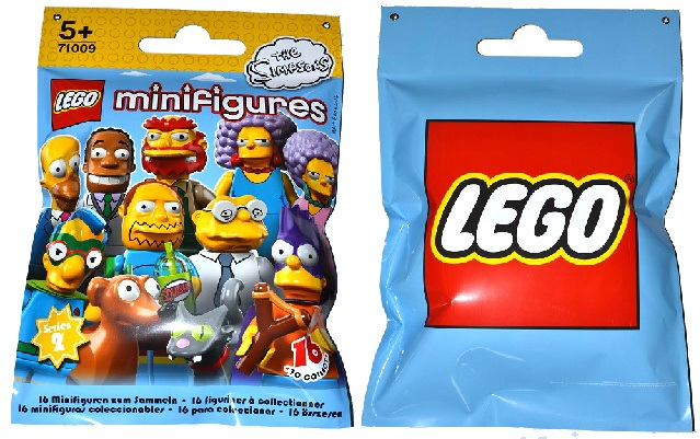 Display Sign Hanging, Collectible Minifigures The Simpsons Series 2 Bag