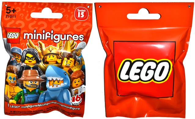 Display Sign Hanging, Collectible Minifigures Series 15 Bag