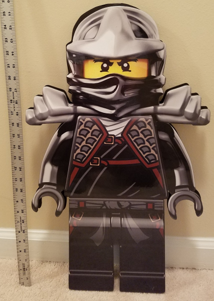 Display Sign Hanging, Ninjago Cole/Jay, Double-Sided