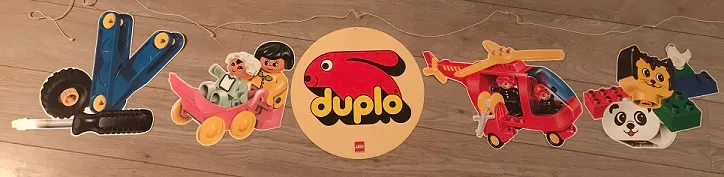 Display Sign Hanging, Duplo Sign and Sets, Five-Part, Double-Sided