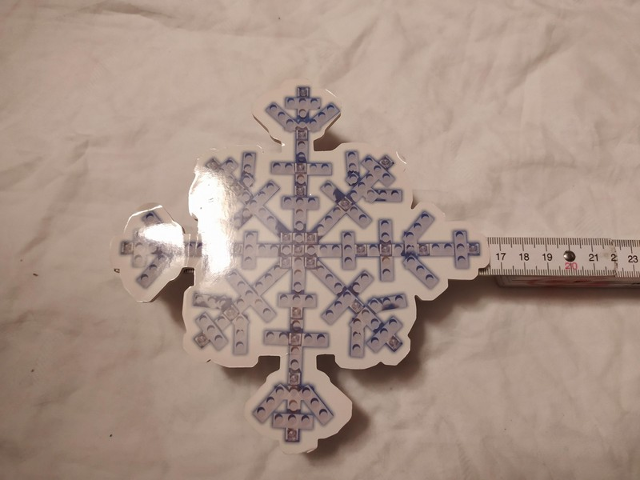 Display Sign Snowflake, Large