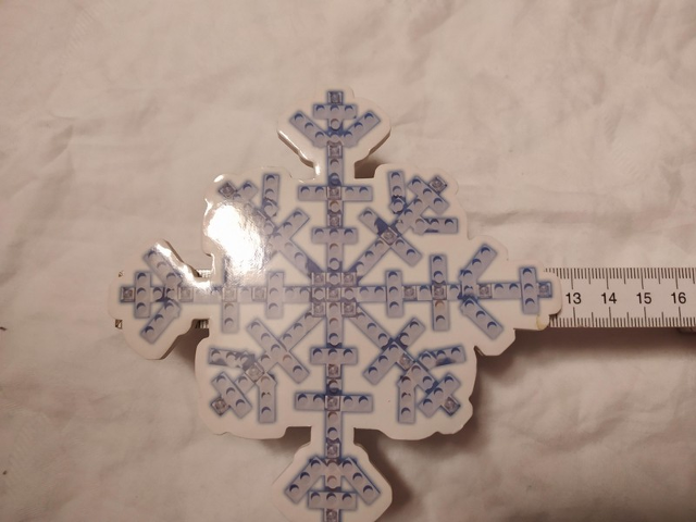 Display Sign Snowflake, Medium