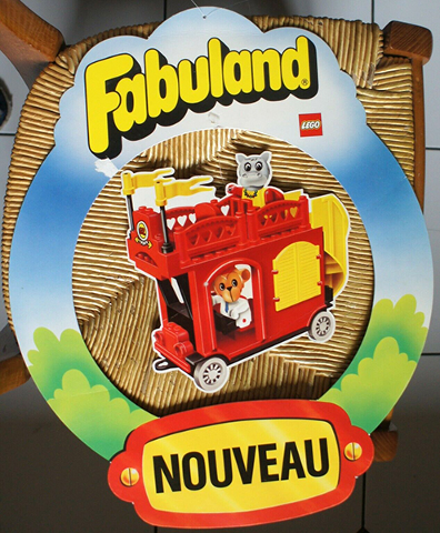 Display Sign Hanging, Fabuland, Two-Part, Double-Sided