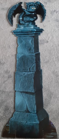 Display Sign Gargoyle on Plinth