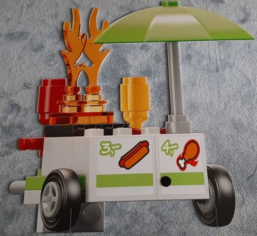 Display Sign City Hot Dog Stand