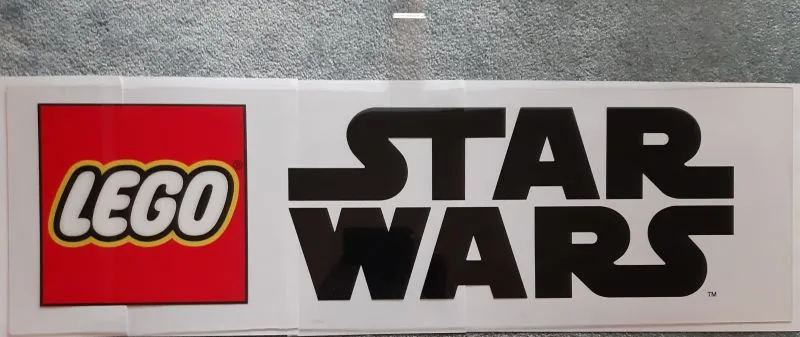 Display Sign Star Wars Logo