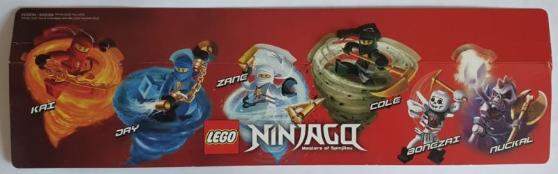 Display Sign Countertop, NINJAGO Masters of Spinjitzu (4623268/4632234)