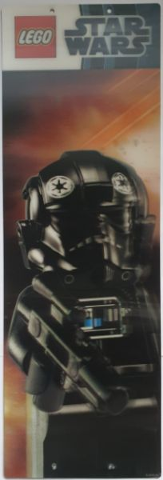 Display Sign Hanging, Star Wars Imperial TIE Fighter Pilot, Double-Sided 3D Lenticular